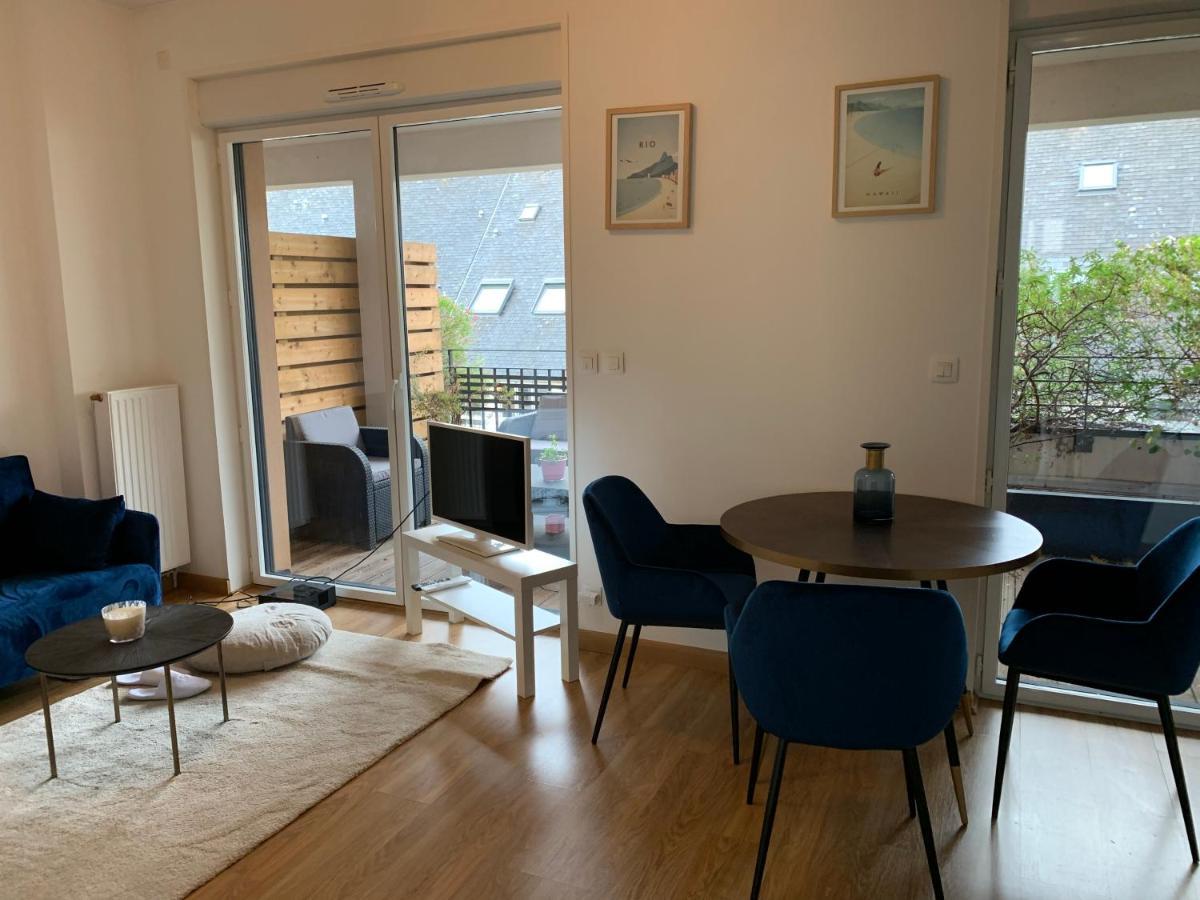 Appartement Centre Ville Avec Terrasse Et Parking Securise Rennes Eksteriør bilde