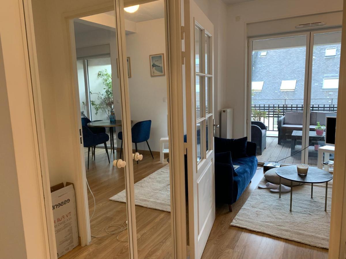 Appartement Centre Ville Avec Terrasse Et Parking Securise Rennes Eksteriør bilde